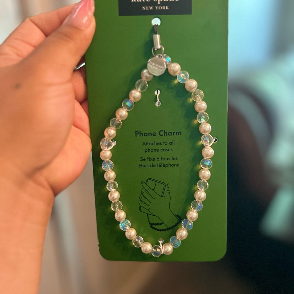 kate spade Cream and Blue Pearl